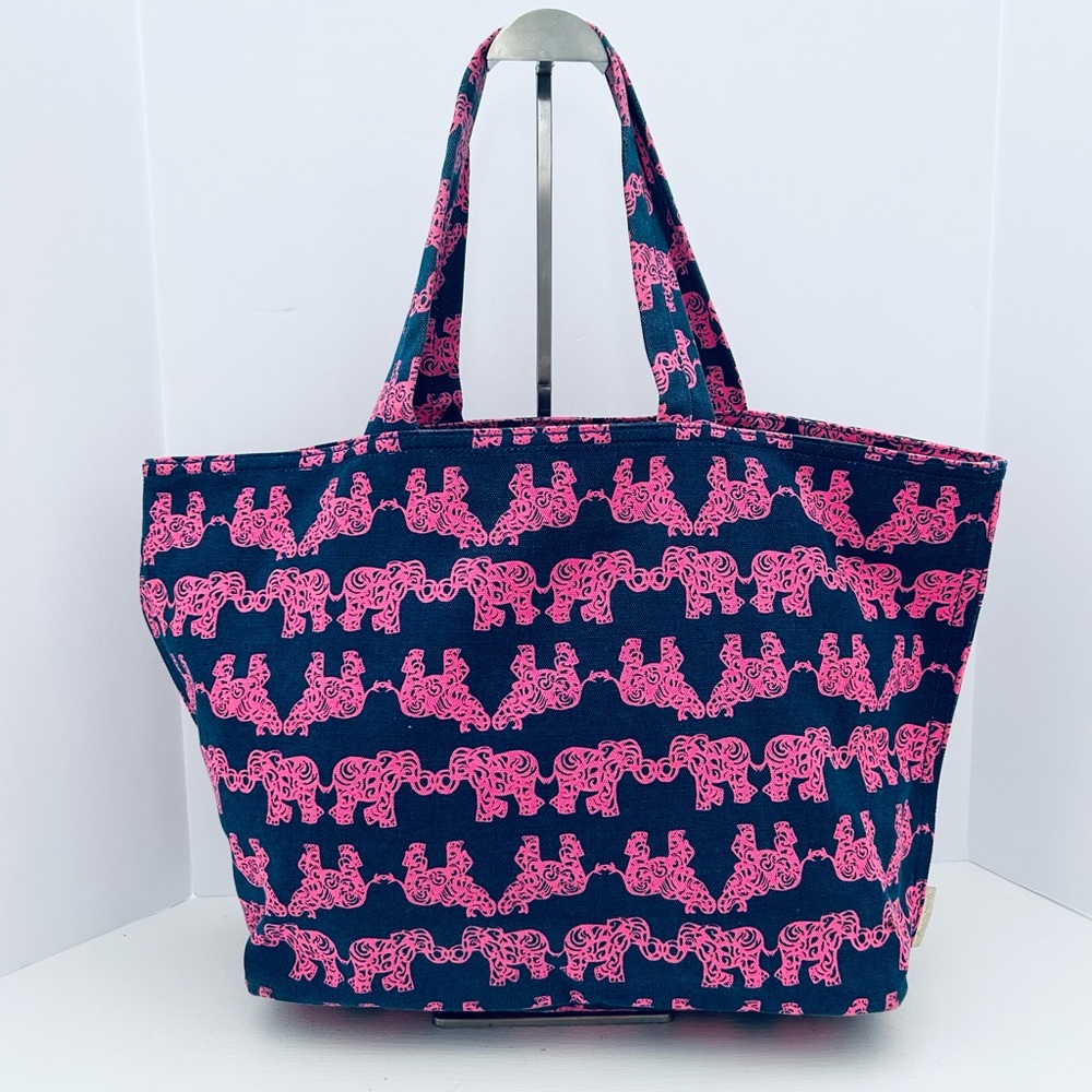 RARE GIANT LILLY PULITZER TUSK IN THE SUN TOTE